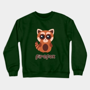 Firefox - Red Panda Crewneck Sweatshirt